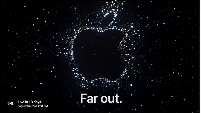 Apple Far Out Event of Sep 7, 2022